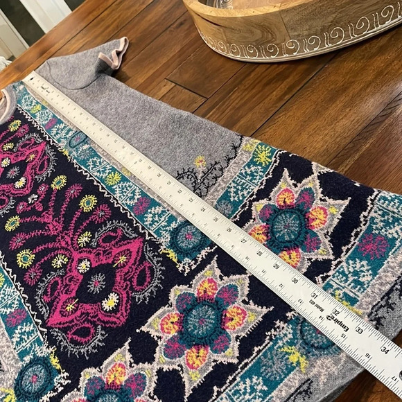 Anthropologie Akemi + Kin Kaleidoscope Multicolor Soft Knit Mini Dress Size XS - Picture 8 of 16